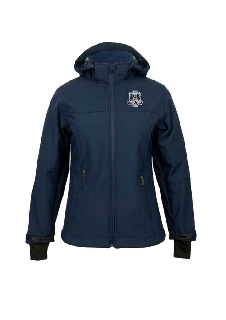 New Plymouth Girls' Softshell Jacket Navy